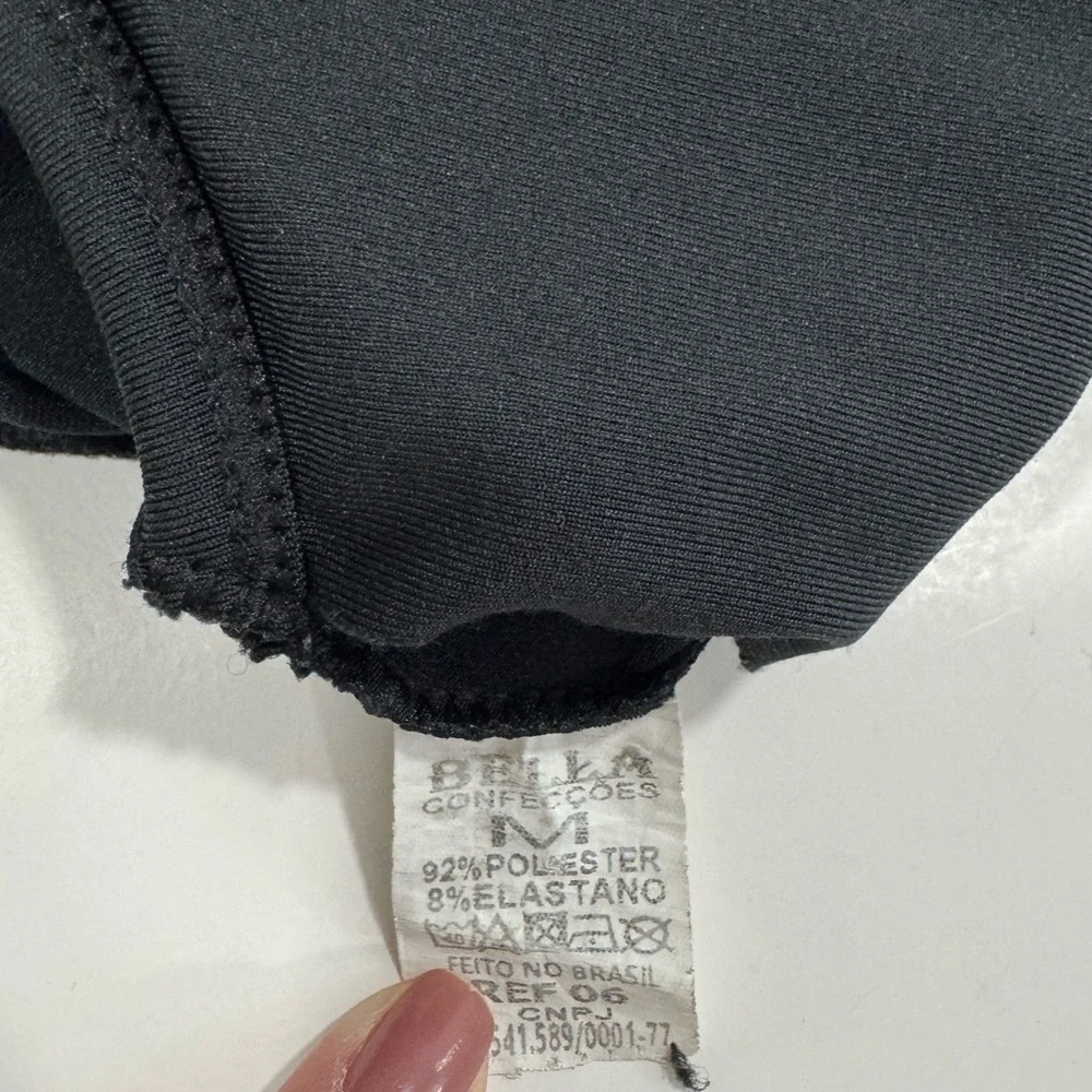 Fitness Bra - Brazilian Sport Bra size Medium Black - Picture 7 of 7